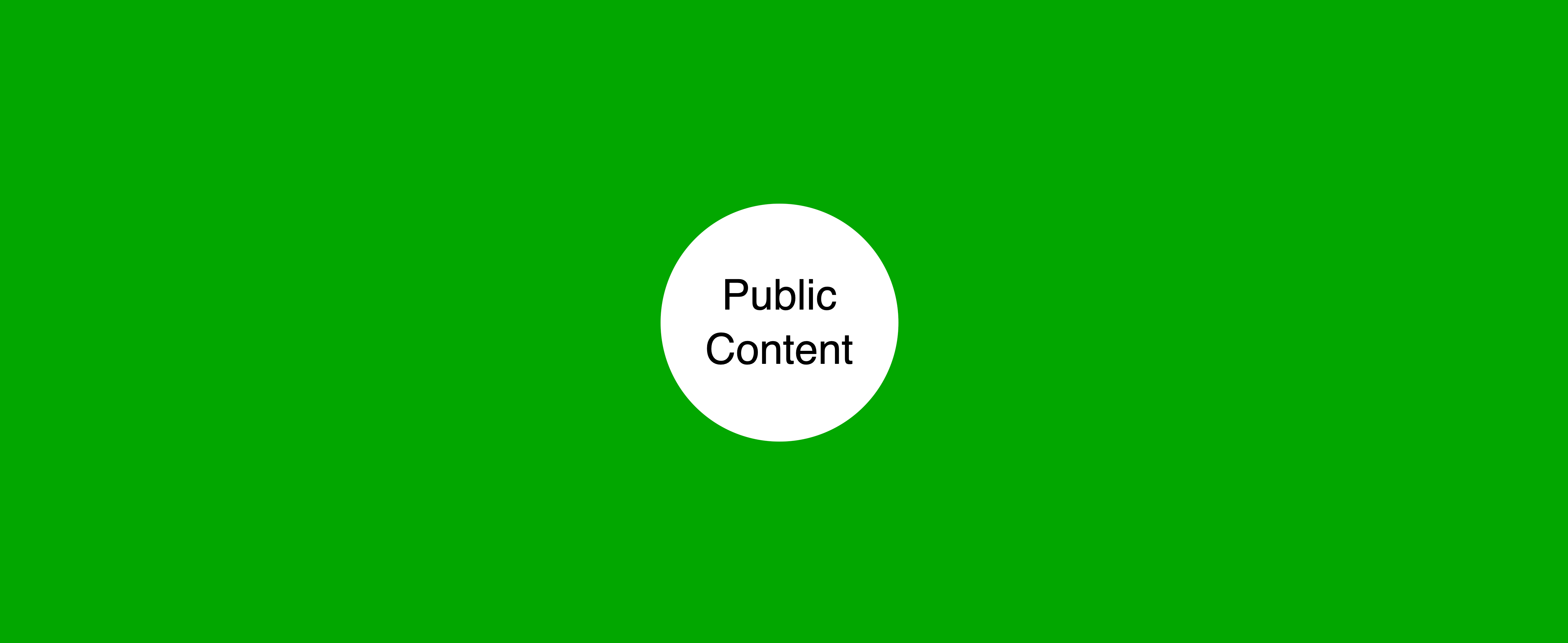 A PDF file, that only shows public content