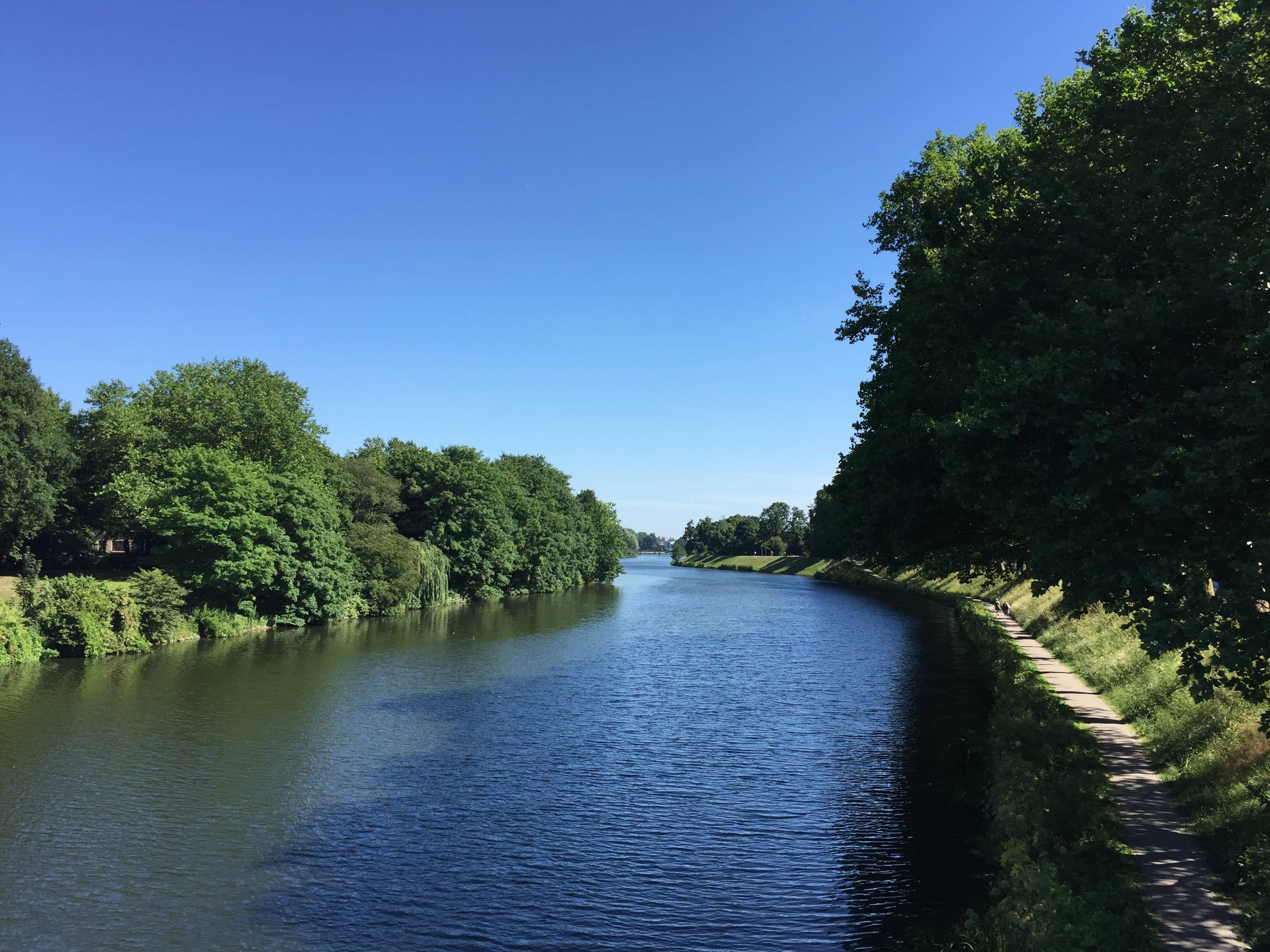 A part of the river Weser in Bremen