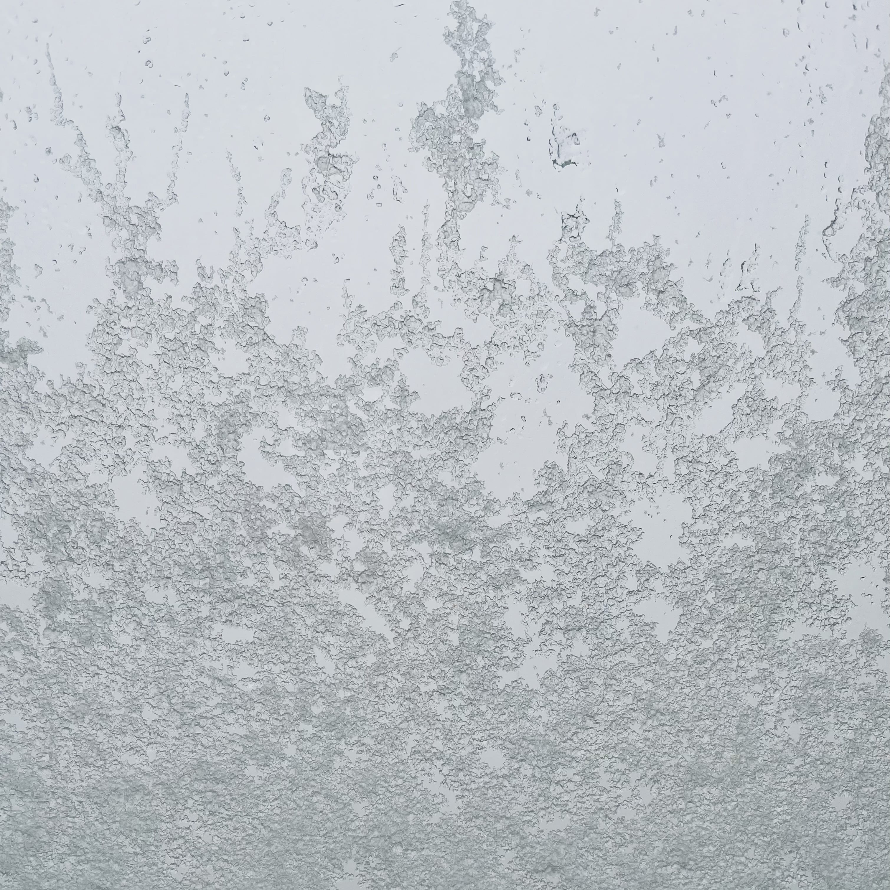 Melting snow from below