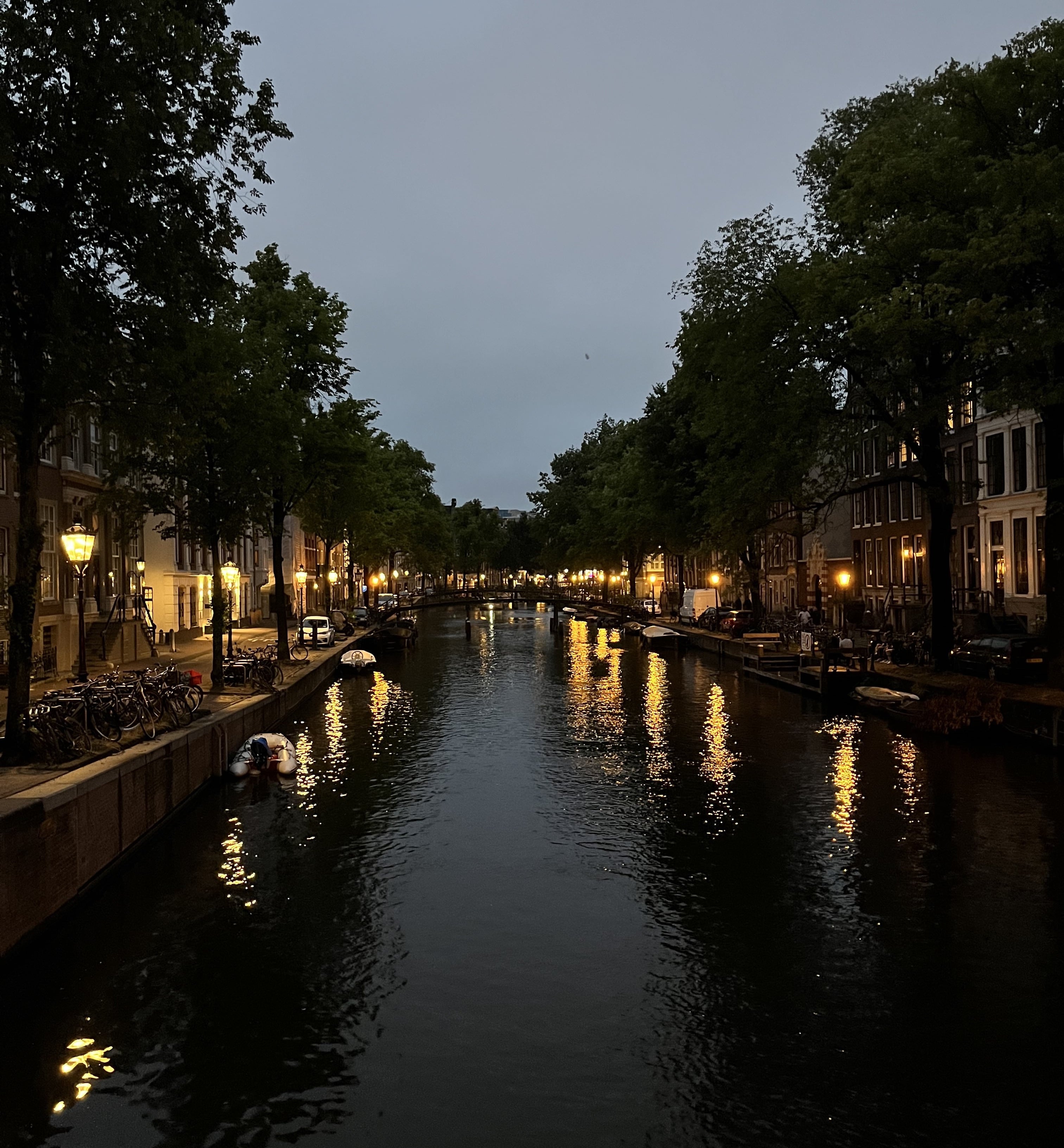 Gracht in the center of Amsterdam