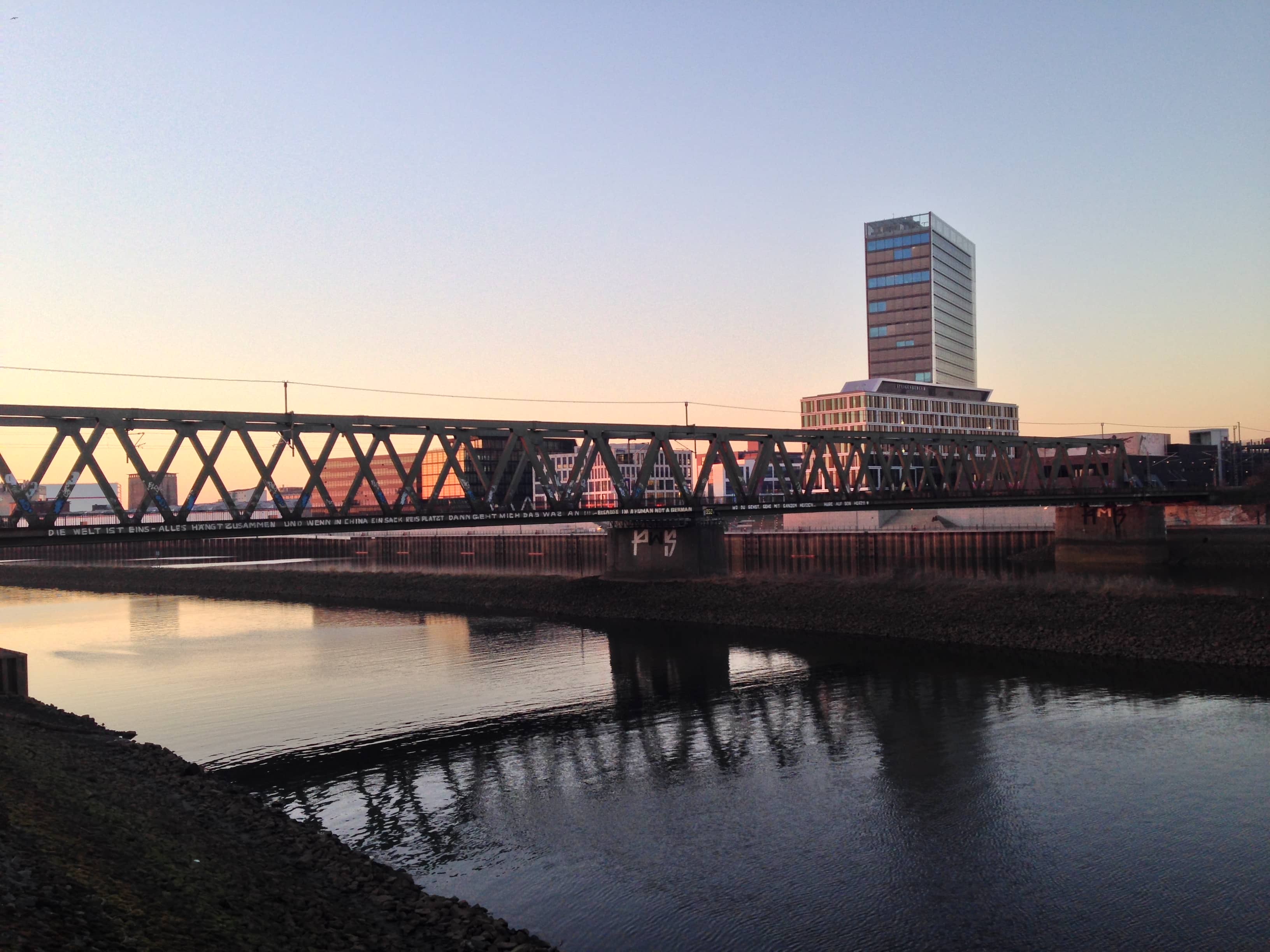 The Weser Tower in the harbour of Bremen